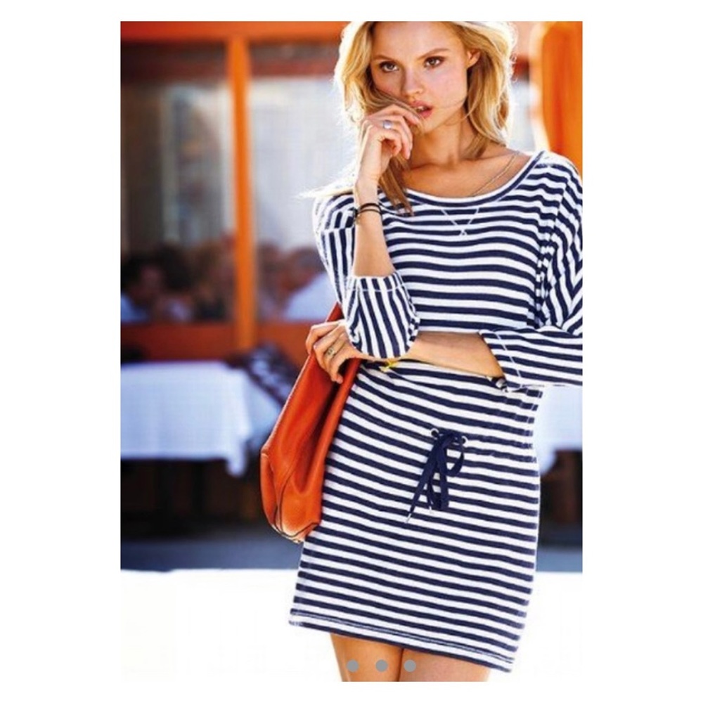 Victoria’s Secret French Terry Striped Dress